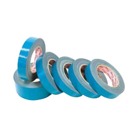 Nastro adesivo plastificato AZZURRO telato - m 25x25 mm