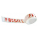 Nastro bianco con scritta FRAGILE - m 66x50 mm