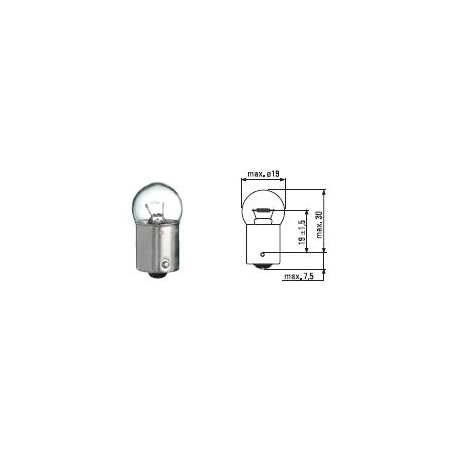 R10W - 12V - 10W - BA15s - FIRE