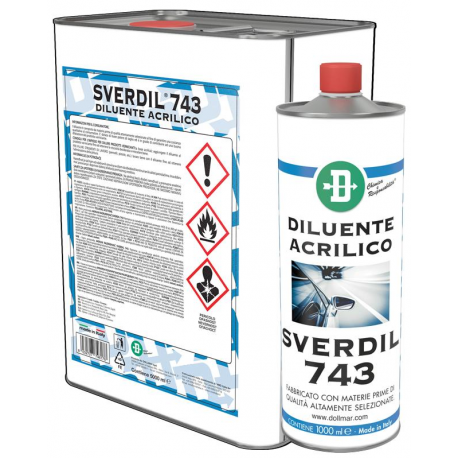 SVERDIL 743 - diluente acrilico - 1 L